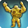 Icone de présentation de la mascotte Talos d'or